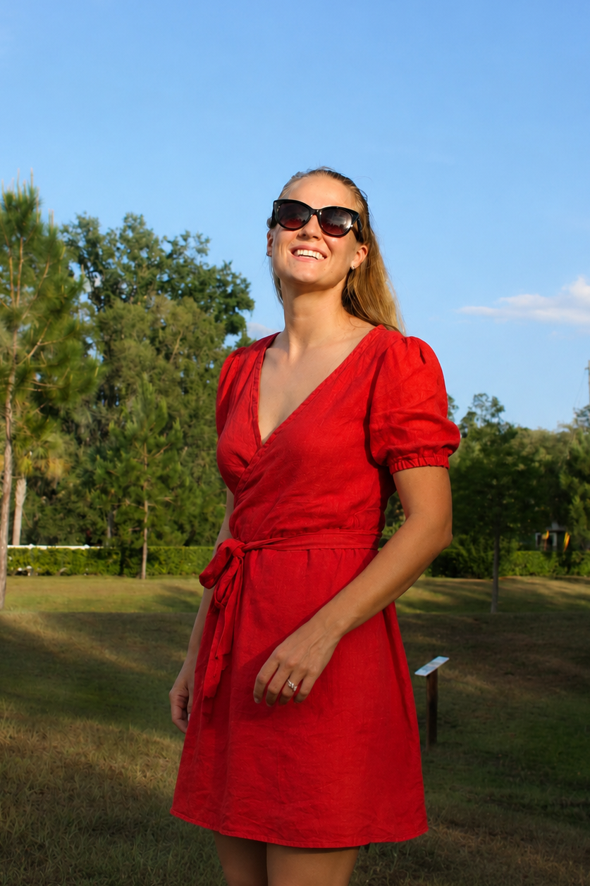 HOPE PUFF SLEEVE SUMMER DRESS